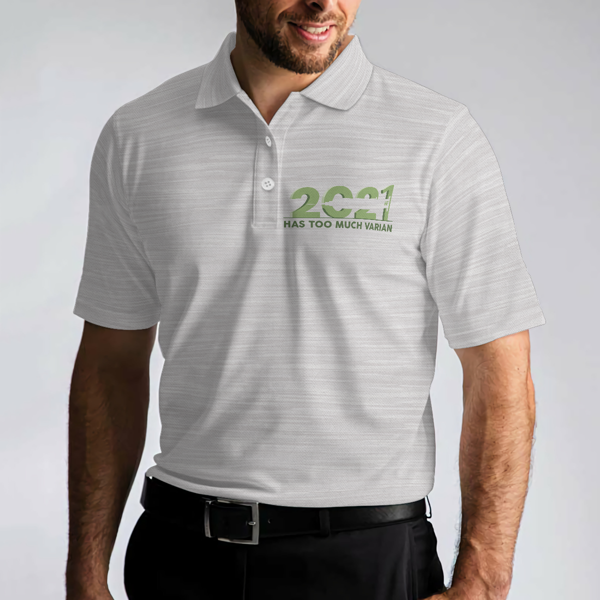 I Just Want To Play Golf And Ignore Bear Golf Polo Shirt For Men, Custom Best Gift For Golfers, Personalized Cool Golf Gift Idea For Golfers