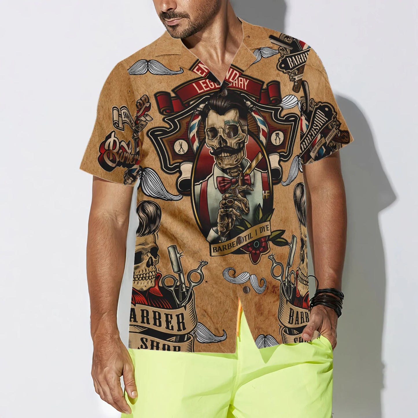 Barber Hawaiian Shirt, Barber Til I Dye Legendary Aloha Shirt Summer For Men, Best Gift For Barber, Summer, Husband, Boyfriend