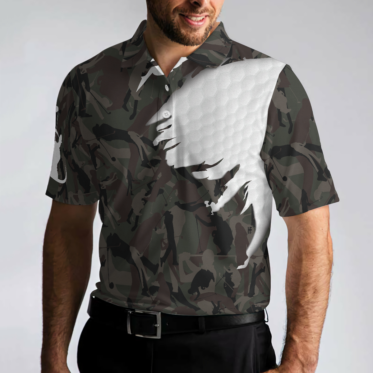Time Spent On Golf Course Polo Shirt, Camouflage Golf Shirt With Sayings, Best Golf Shirt - Perfect Gift For Women