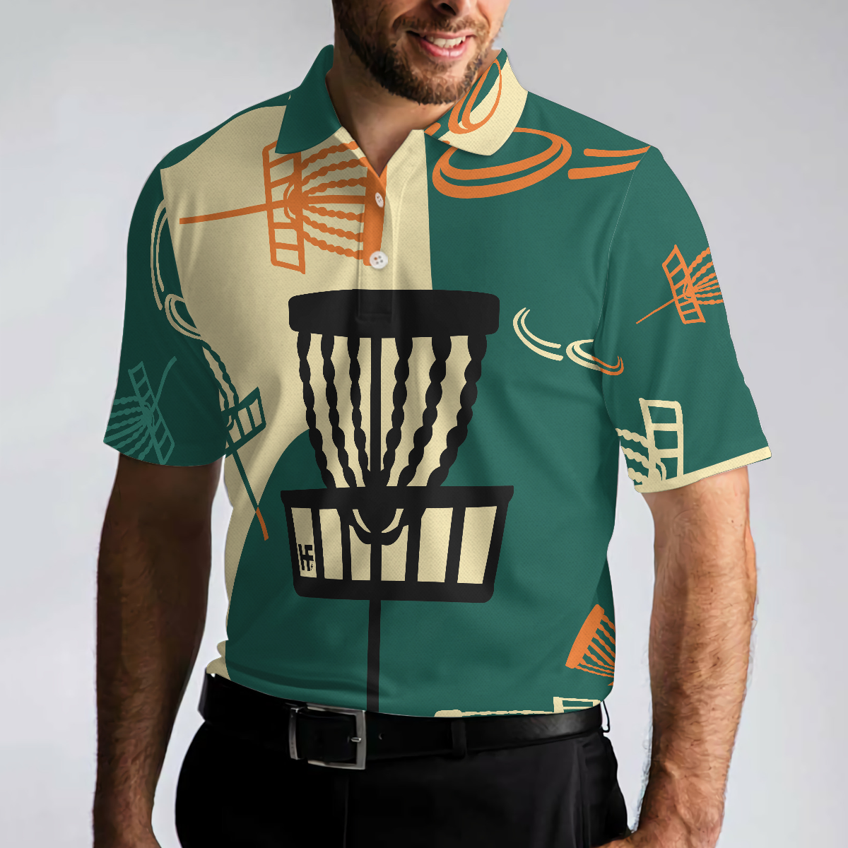 Disc Golf Men Polo Shirt, I Love Disc Golf Shirt For Men Polo Shirt, Prodigy Disc Golf Shirt For Male Disc Golfers, Funny Disc Golf Shirt