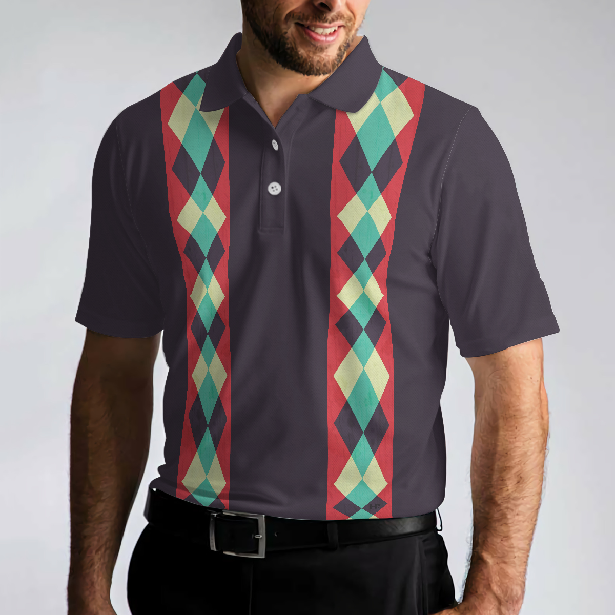 Splits Happen Bowling Polo Shirt, Plaid Pattern Polo Bowling Style Shirt For Male Bowlers, Simple Shirt Design - Perfect Gift For Men, Bowlers
