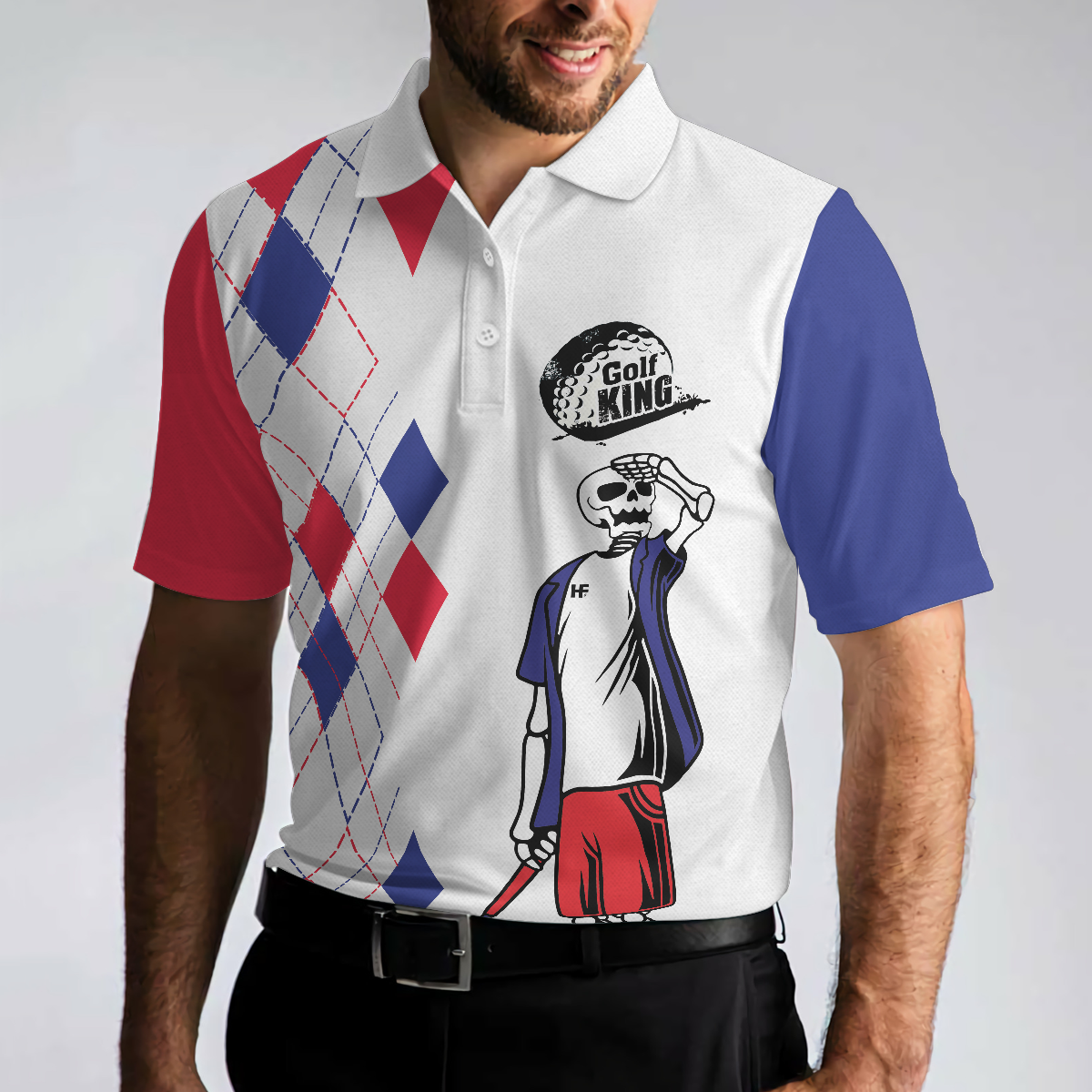 The Older I Get The Harder It Is To Find My Balls Golf Polo Shirt, Skeleton Golf Shirt Design, Swag Golf Shirt - Perfect Gift For Men