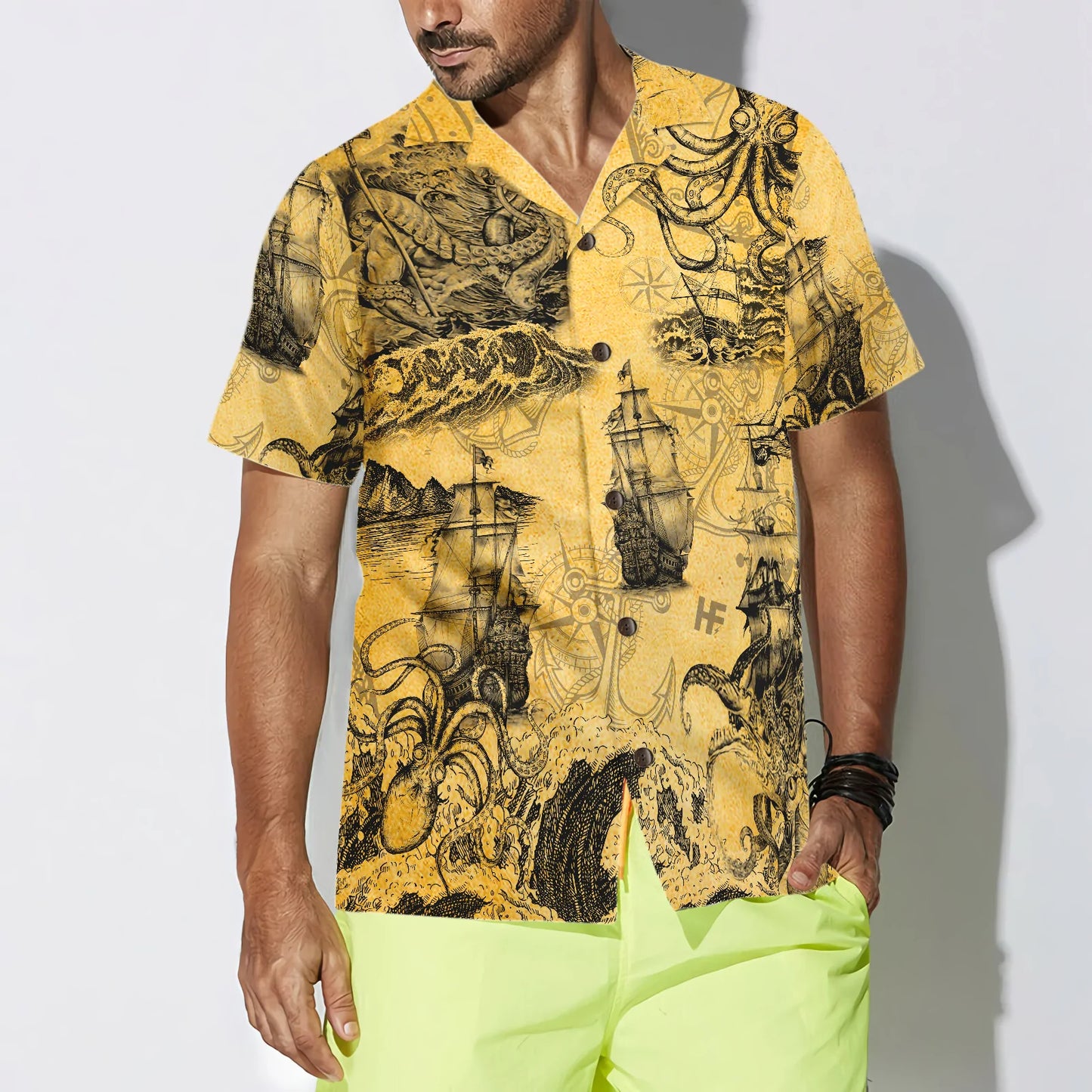 Amazing Octopus Hawaiian Shirt, Vintage Aloha Shirt For Men & Women, Best Gift For Husband, Wife, Boyfriend, Girlfriend, Friend, Family