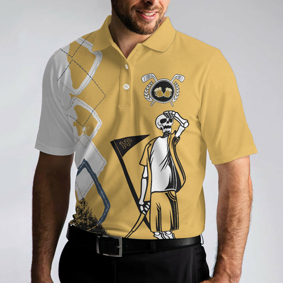 You Know What Rhymes With Golf Beer Polo Shirt, Funny Golf Shirt With Sayings, Gift For Male Golfers - Perfect Gift For Men