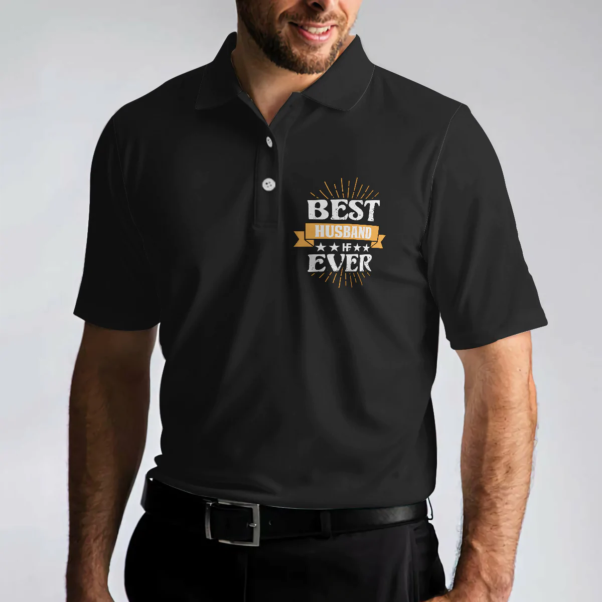 Family Men Polo Shirt, I Tried To Retire But Now I Work For My Wife Family Polo Shirt, Gift For Husband