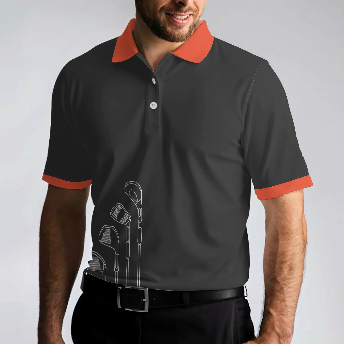 Life Is Full Of Important Choices Golf Clubs Polo Shirt, Black Golfing Polo Shirt, Best Golf Shirt For Men