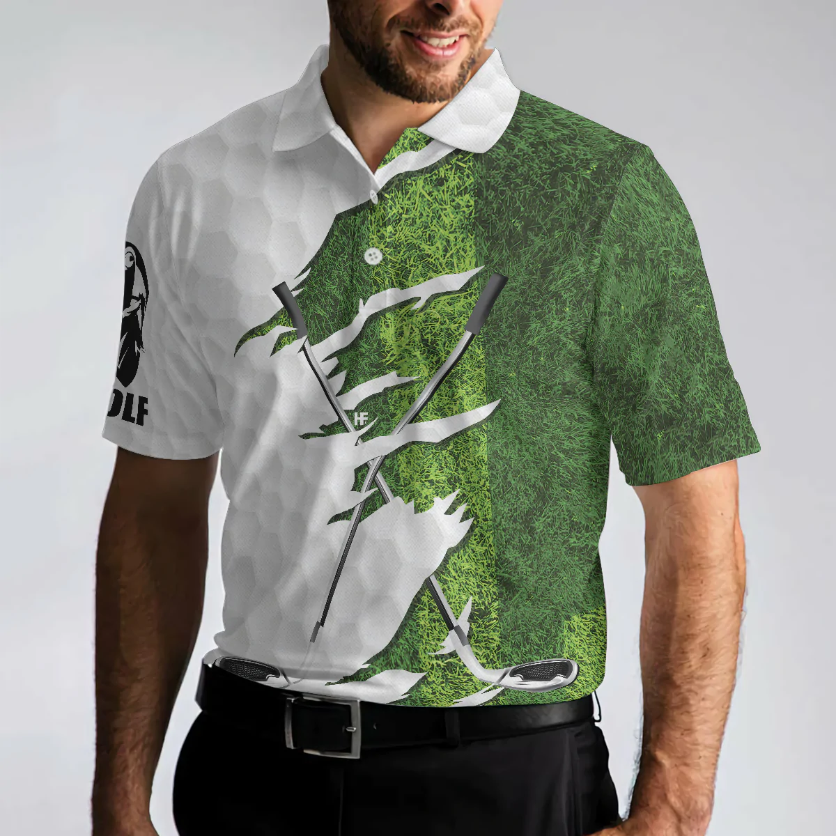 Green Golf Course Polo Shirt, I'd Tap That Golf Polo Shirt For Men, Gift Idea For Male Players, Gift For Golfers