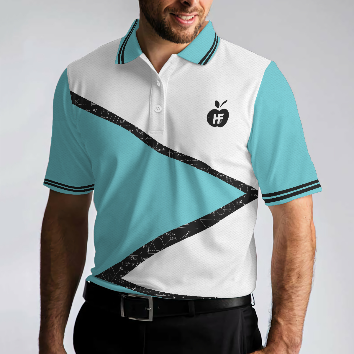 Cats And Math Men Polo Shirt, I Like Cats And Math And Maybe 3 People Polo Shirt - Best Gift For Male Math Teachers