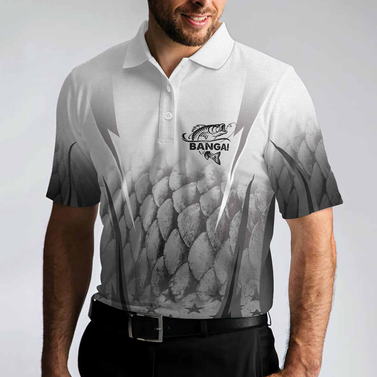 Fishing Is Like Dating Golf Men Polo Shirt, Catch A Keeper Polo Shirt, Best Fishing Shirt For Men