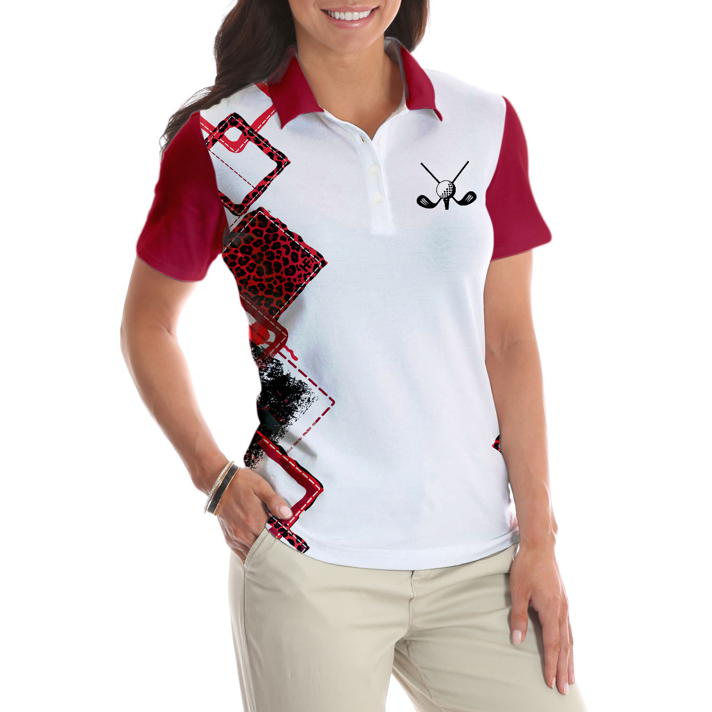 Golf Women Polo Shirt, Weekend Forecast Golf With No Chance Of House Cleaning Or Cooking Golf Short Sleeve Women Polo Shirt, Best Gift For Golfers