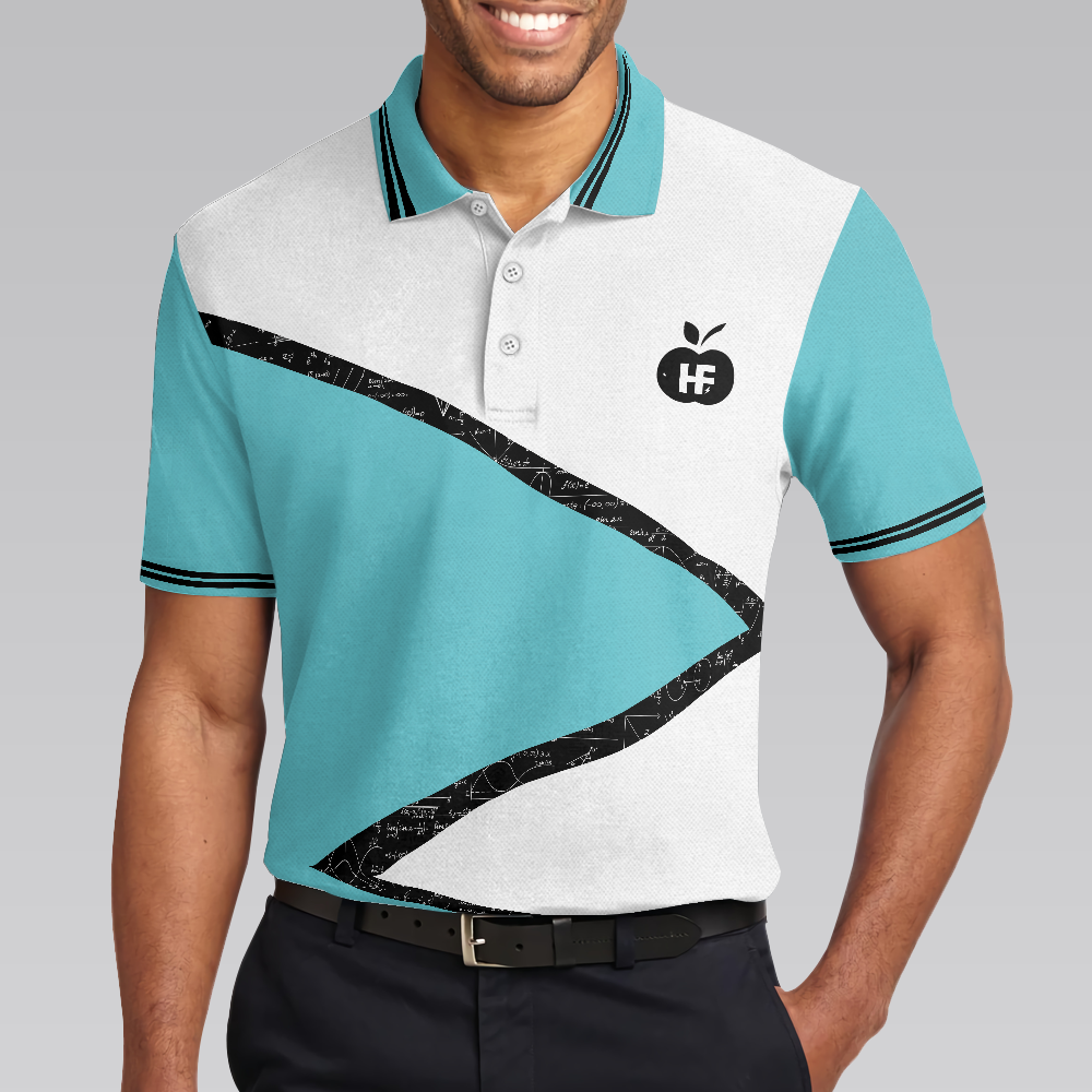 Cats And Math Men Polo Shirt, I Like Cats And Math And Maybe 3 People Polo Shirt - Best Gift For Male Math Teachers