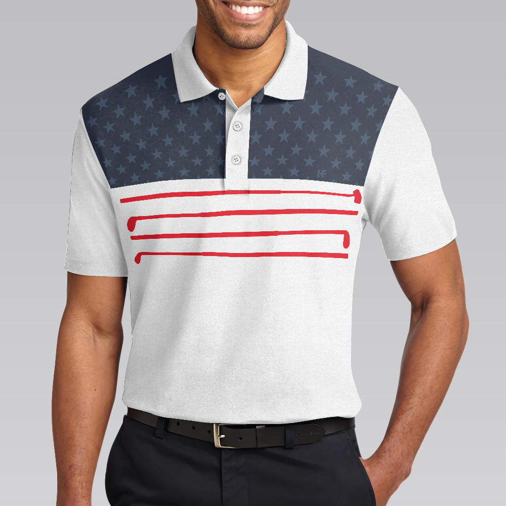 Swing Swear Repeat Polo Shirt, Simple Golf Club Shirt For Golf Enthusiasts, Male Golf Shirt With Sayings - Perfect Gift For Men, Golfers