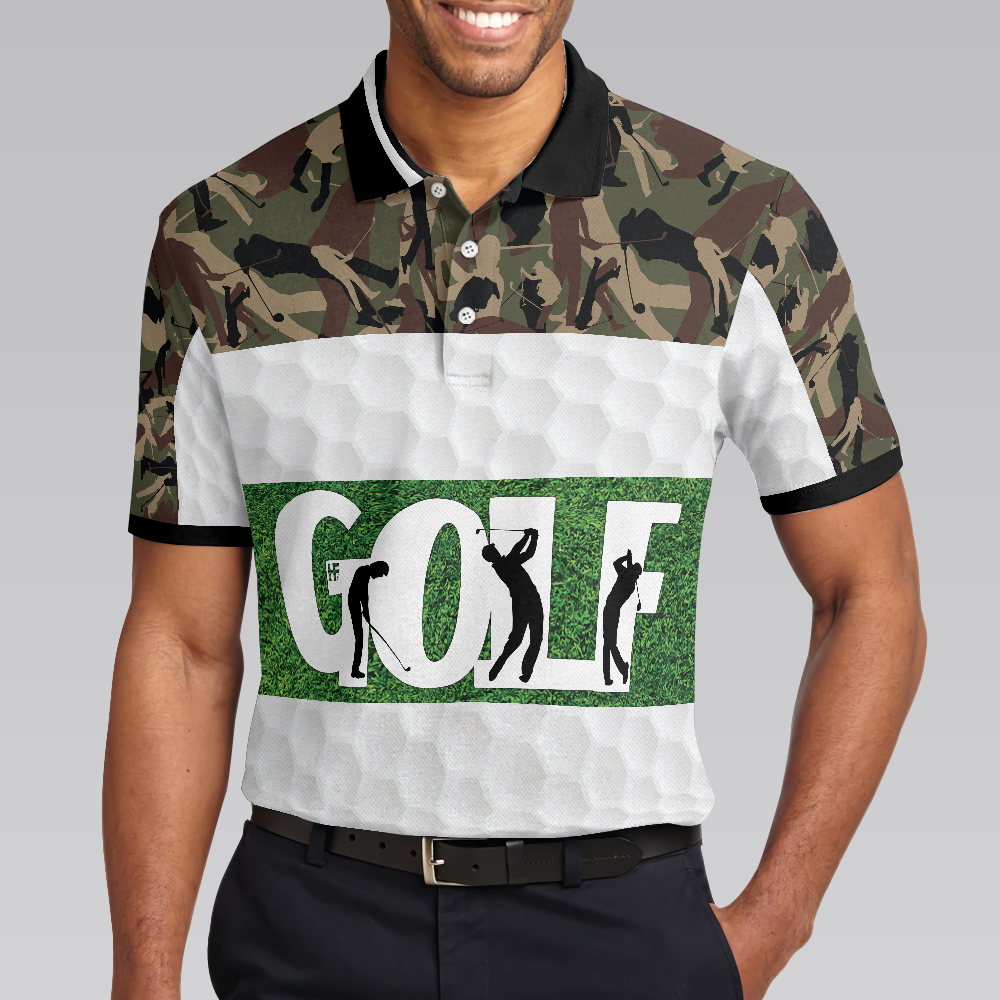 Weapon Of Grass Destruction Golf Polo Shirt, Smart Golf Shirt For Men - Perfect Gift For Men, Golfers