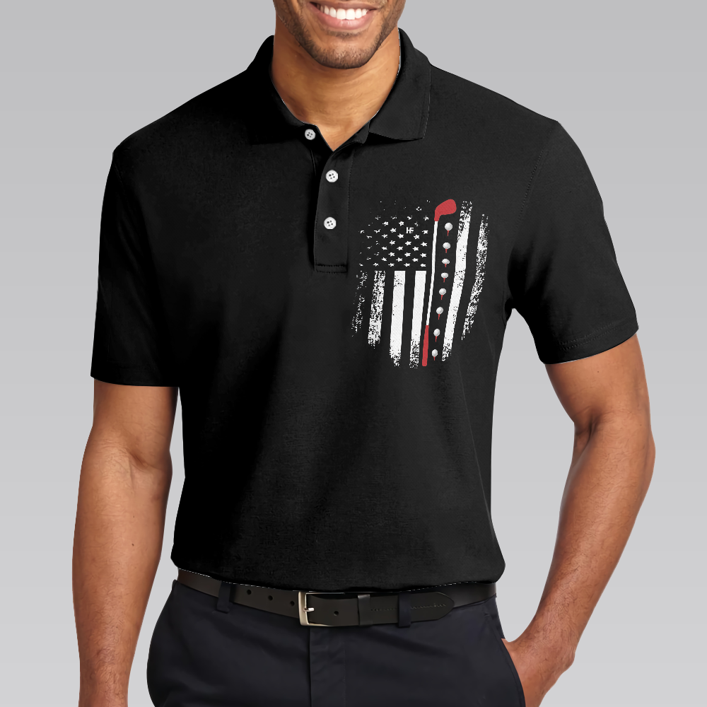 Golf Evolution American Flag Men Polo Shirt, Golf And Beer That Why I'm Here Polo Shirt, Golf Shirt For Beer Lovers