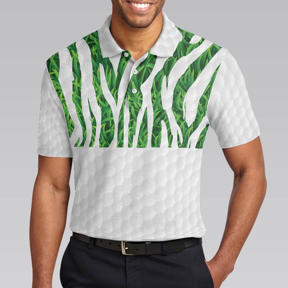 Tiger Pride Lawn Care Tiger Pattern Golf Polo Shirt - Perfect Gift For Men