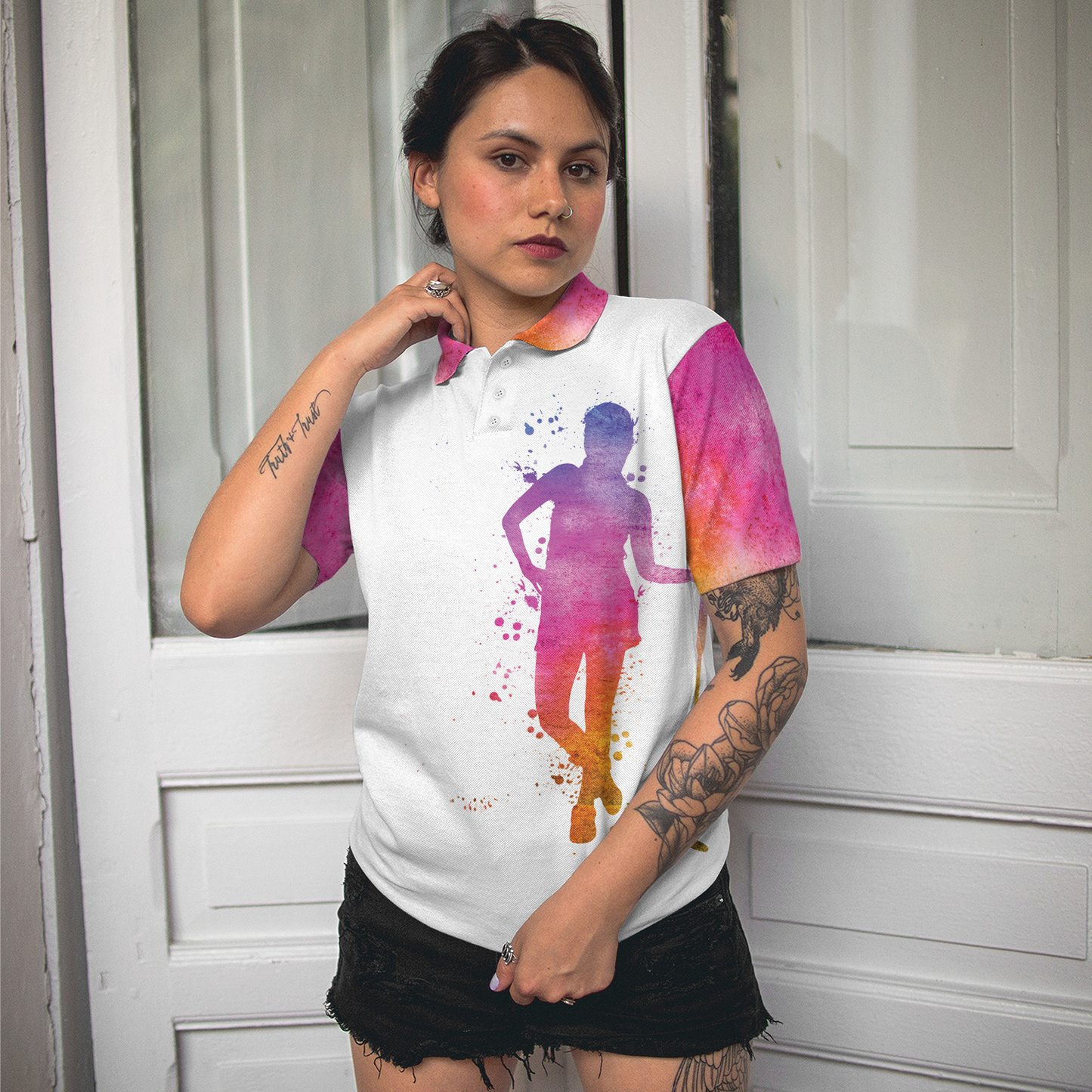 Girl Play Golf Women Polo Shirt, Some Girls Play With Dolls Real Girls Play Golf Short Sleeve Women Polo Shirt - Perfect Gift For Women, Ladies