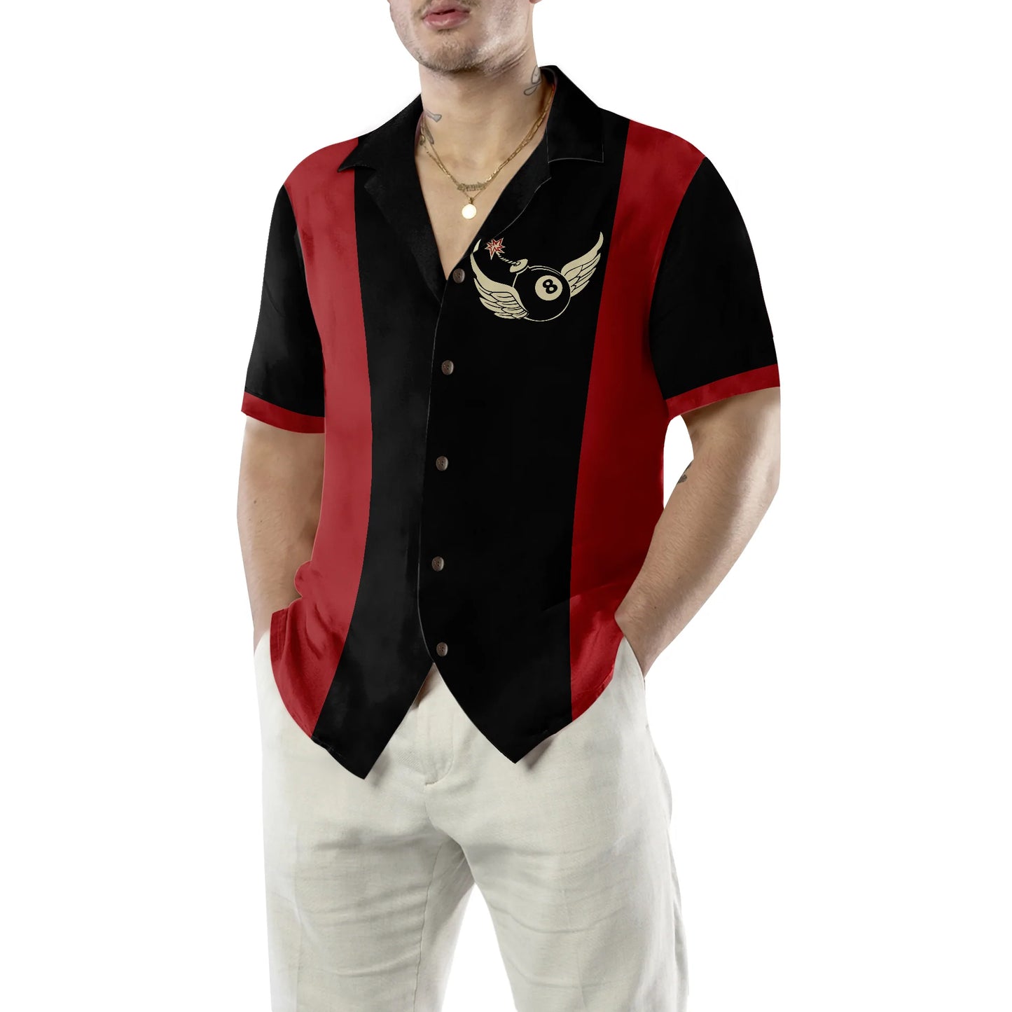Billiard I Beat People With A Stick Hawaiian shirt - Best Gift For Husband, Boyfriend