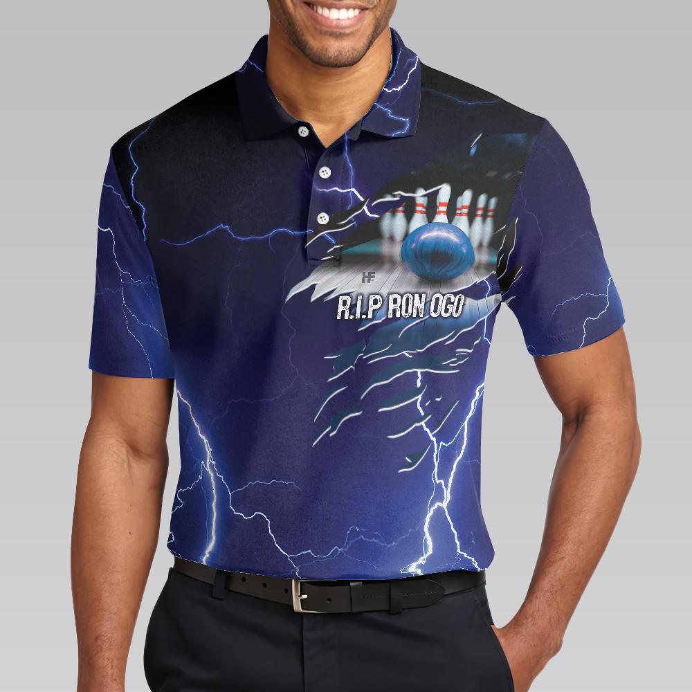 Skull Bowling Men Polo Shirt, We Bowl To Remember Polo Shirt - Perfect Gift For Men, Bowling Players
