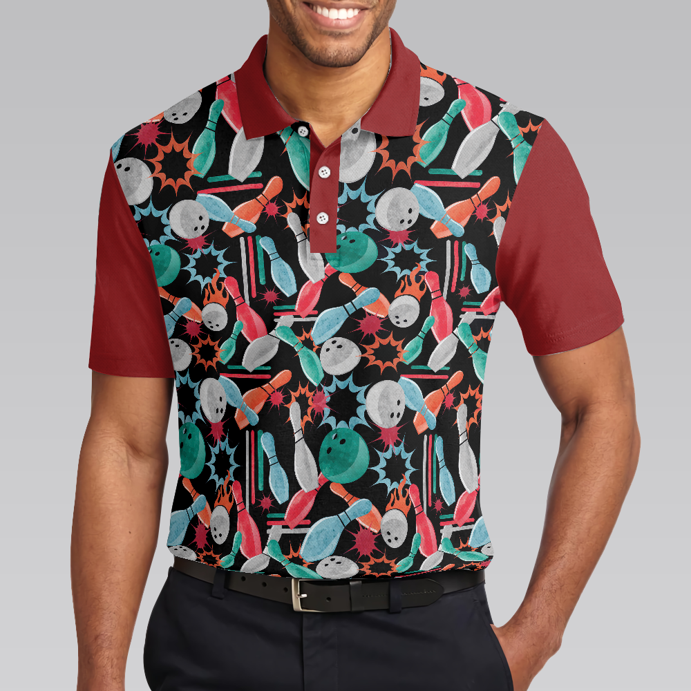 Sleep With A Bowler You'll Be Amazed Polo Shirt, Colorful Tenpin Bowling Shirt Design, Best Gift Idea For Bowlers - Perfect Gift For Men, Bowlers