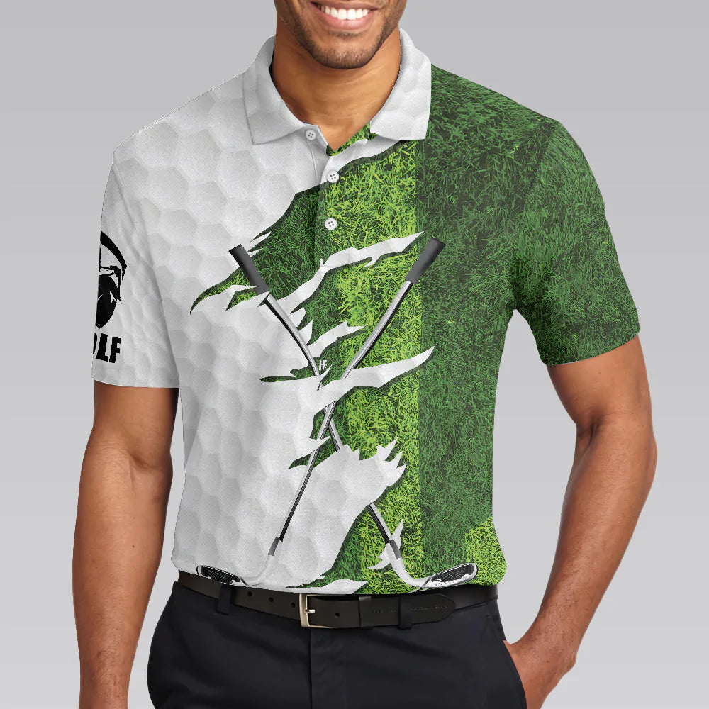Green Golf Course Polo Shirt, I'd Tap That Golf Polo Shirt For Men, Gift Idea For Male Players, Gift For Golfers