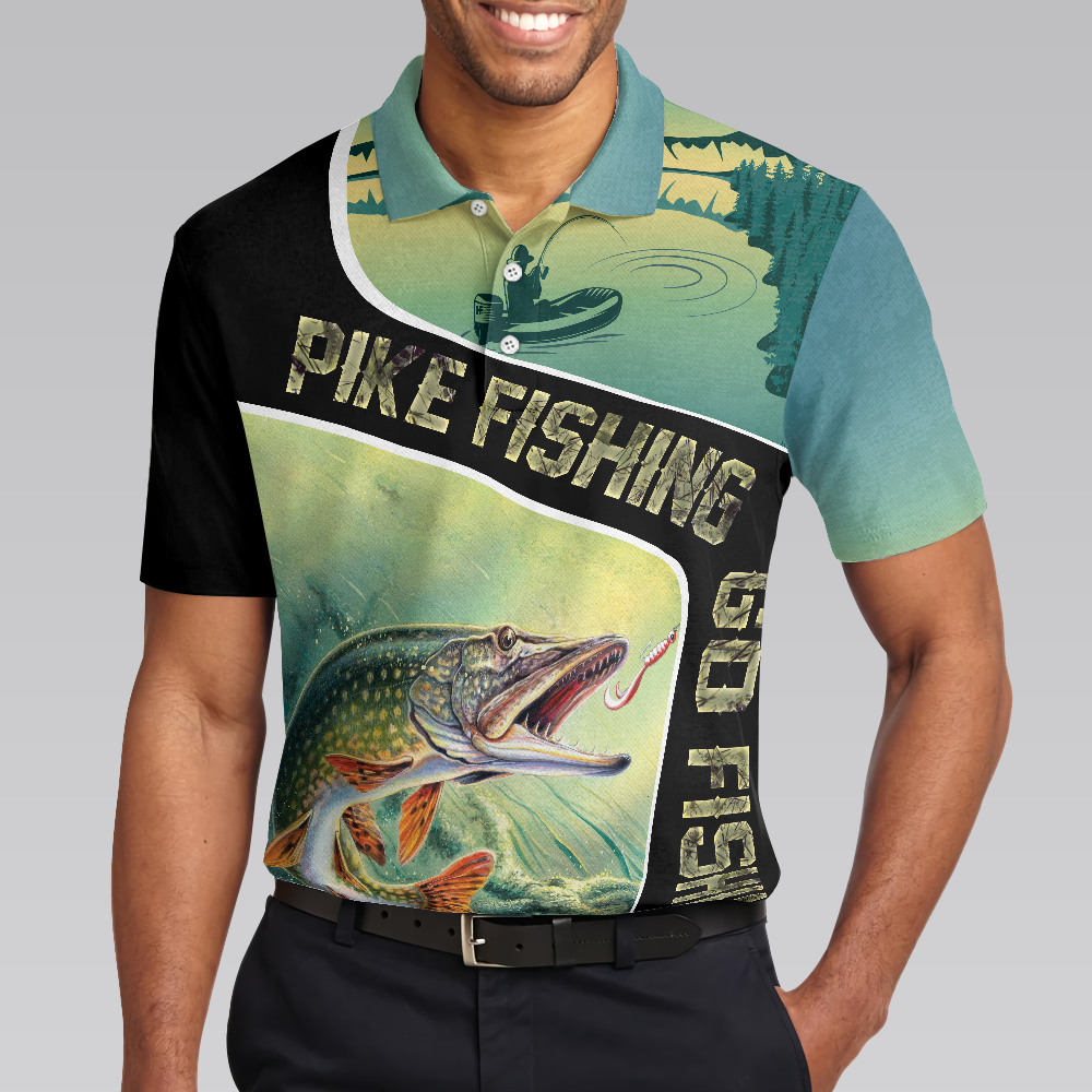 Fishing Men Polo Shirt, A Day Without Fishing Eat Sleep Fish Repeat Shirt For Men, Crazy Fishing Apparel, Gift For Golfers