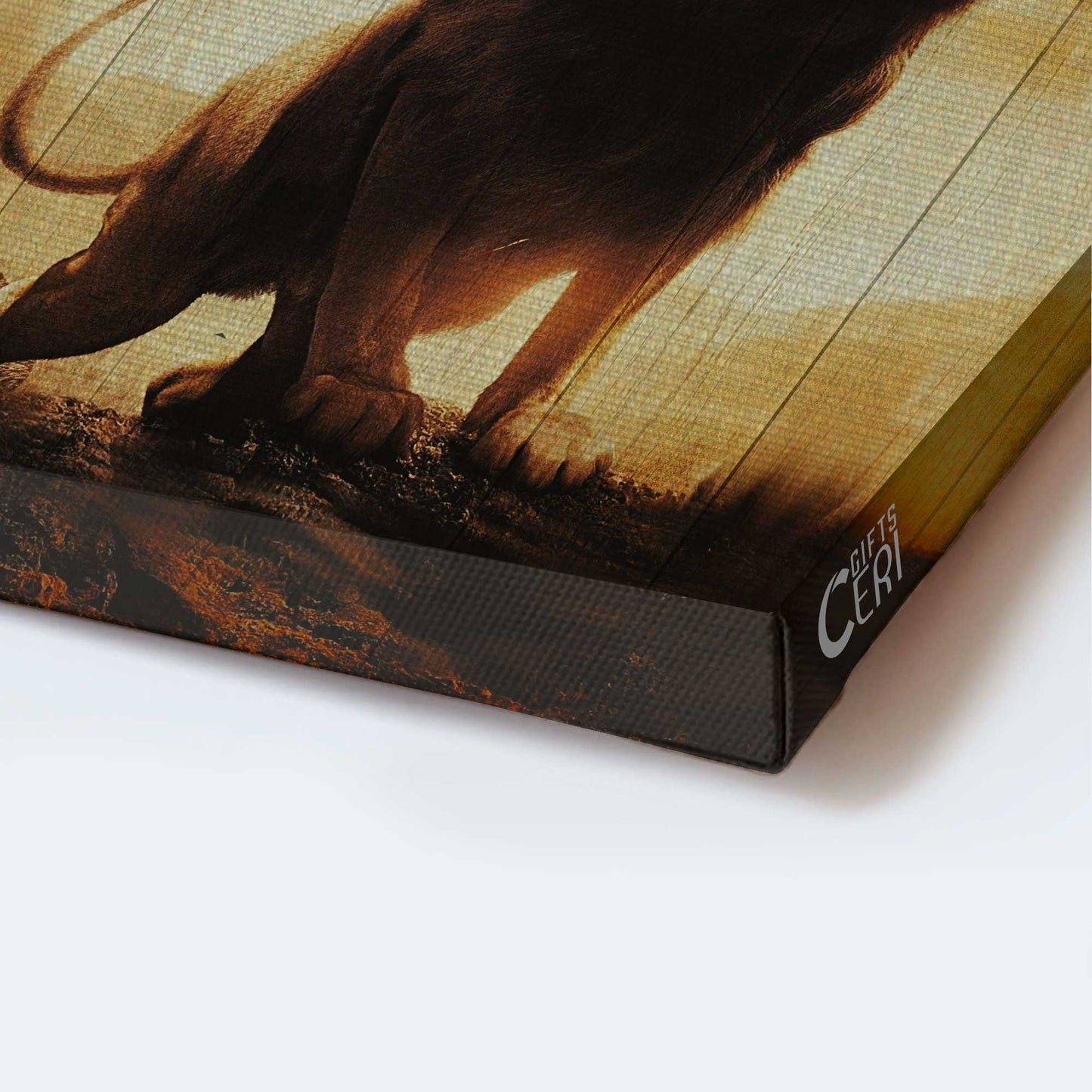 Jesus Portrait Canvas - Lion painting, Lion of Judah, Jesus's hand, Crosses Portrait Canvas - Gift For Christian Portrait Canvas Prints, Christian Wall Art