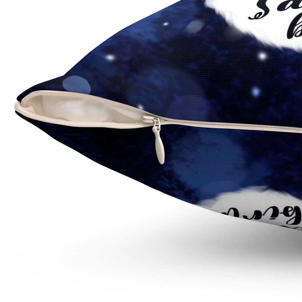 Bible Verse Pillow - Jesus Pillow - Gift For Christian - Oh Holy Night The Stars Are Brightly Shining Christian Pillow