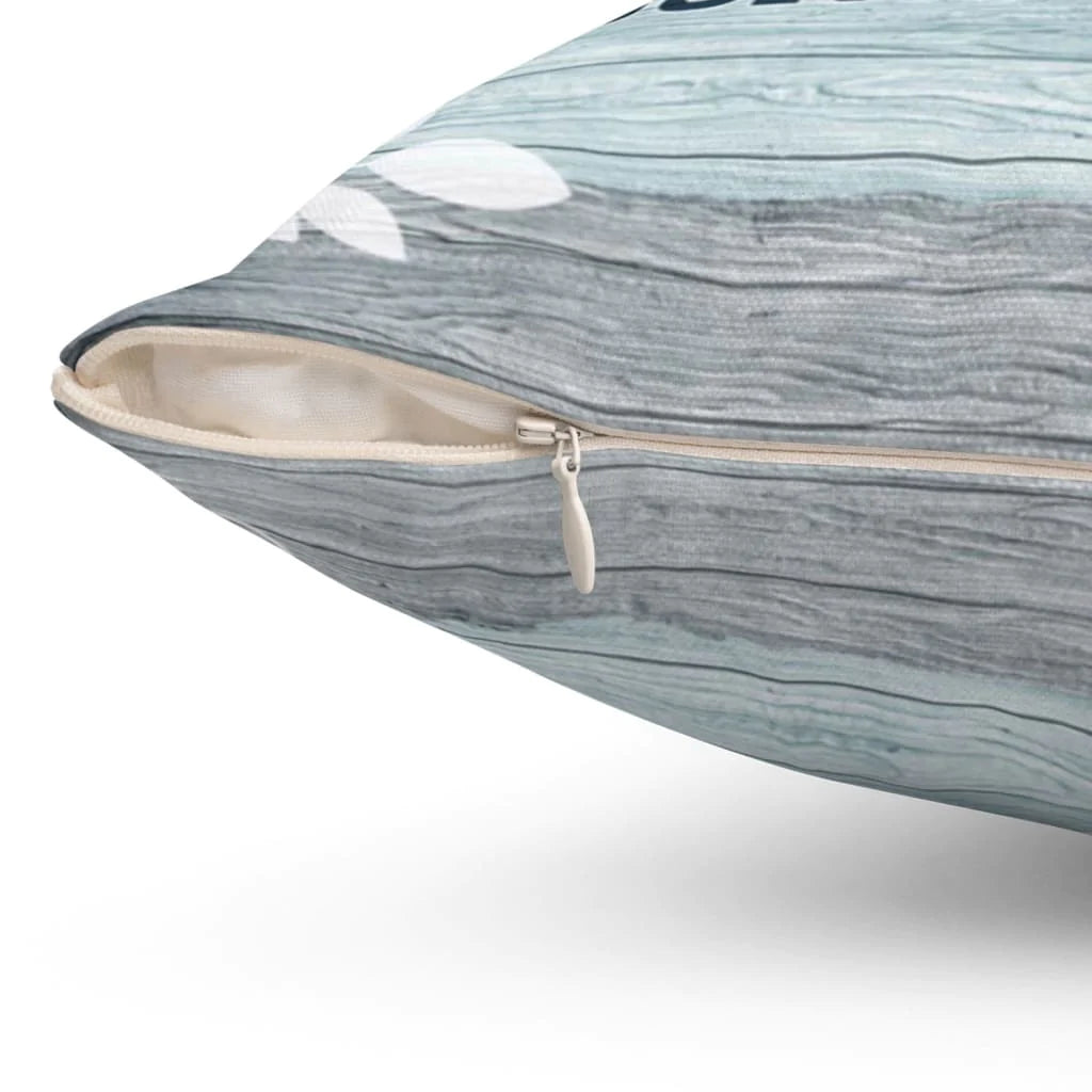 Jesus Pillow - Pray, Leaf Border Drawing Pillow - Gift For Christian - Prayers go up blessings come down Throw Pillow