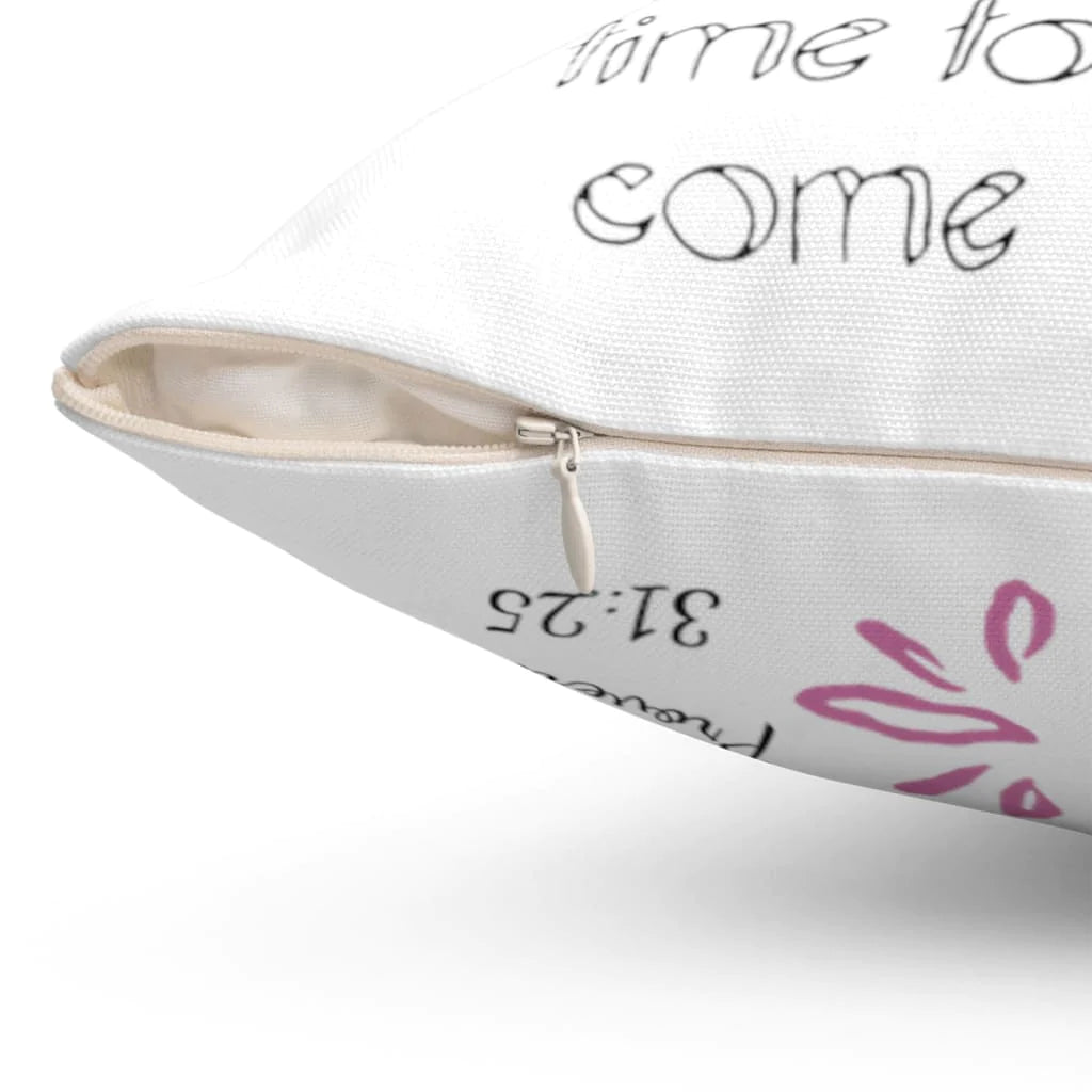 Bible Verse Pillow - Jesus Pillow - Gift For Christan - Proverbs 31:25 Strength and dignity Throw Pillow