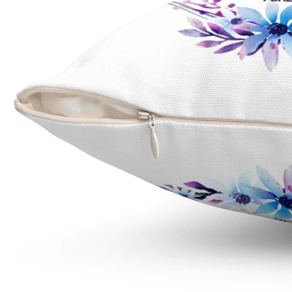 Bible Verse Pillow - Jesus Pillow - Wreath Pillow - Gift For Christan - Psalm 127:3 Children are a gift from the Lord Throw Pillow