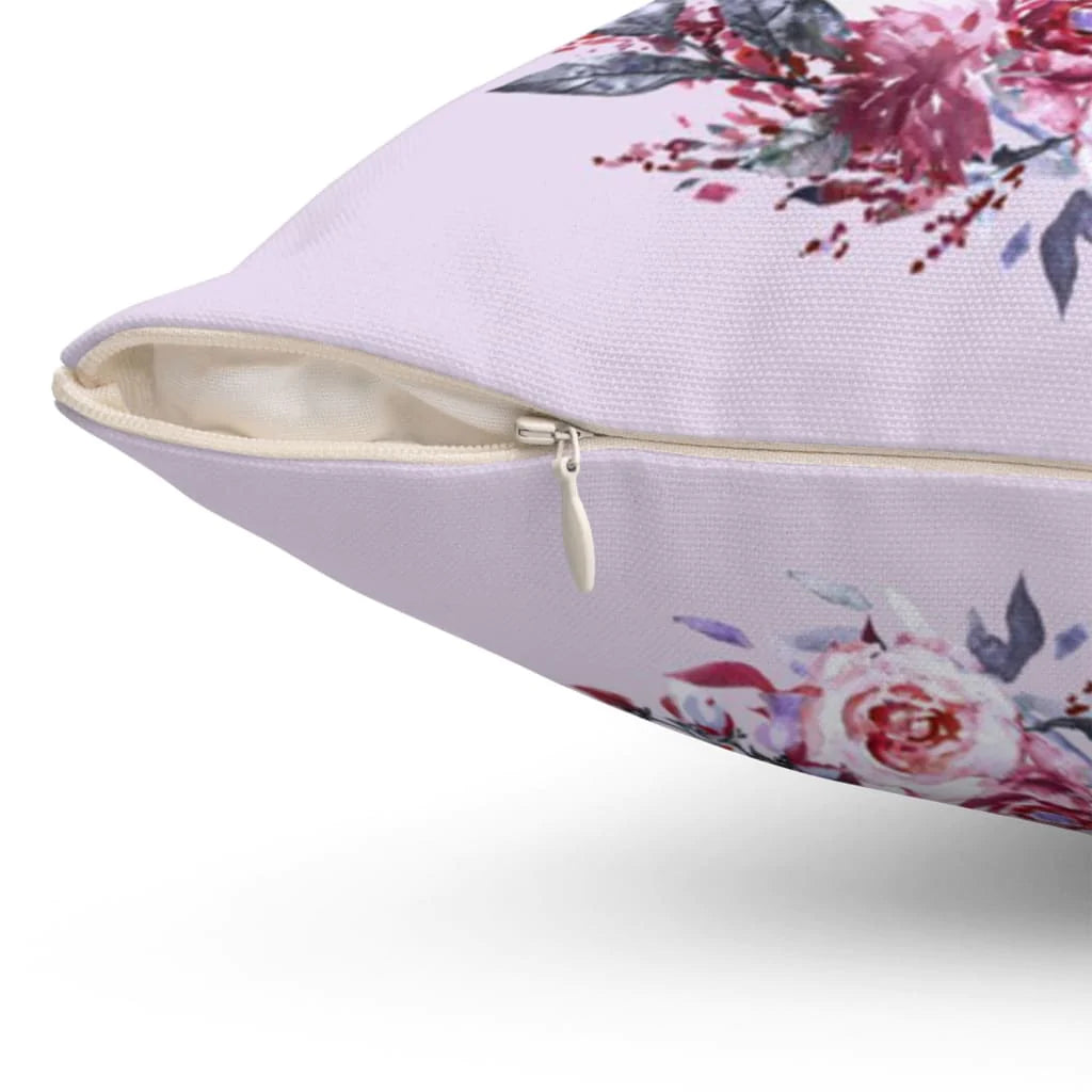 Bible Verse Pillow - Jesus Pillow - Wreath Pillow - Gift For Christan - Psalm 138:3 In the day when I cried out Throw Pillow