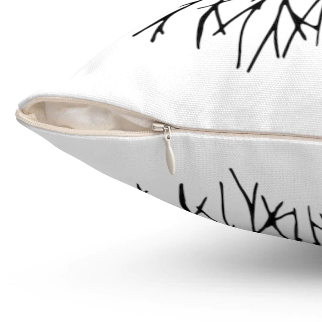 Jesus Pillow - Roots, Cross Pillow - Gift For Christian - Rooted In Christ Throw Pillow