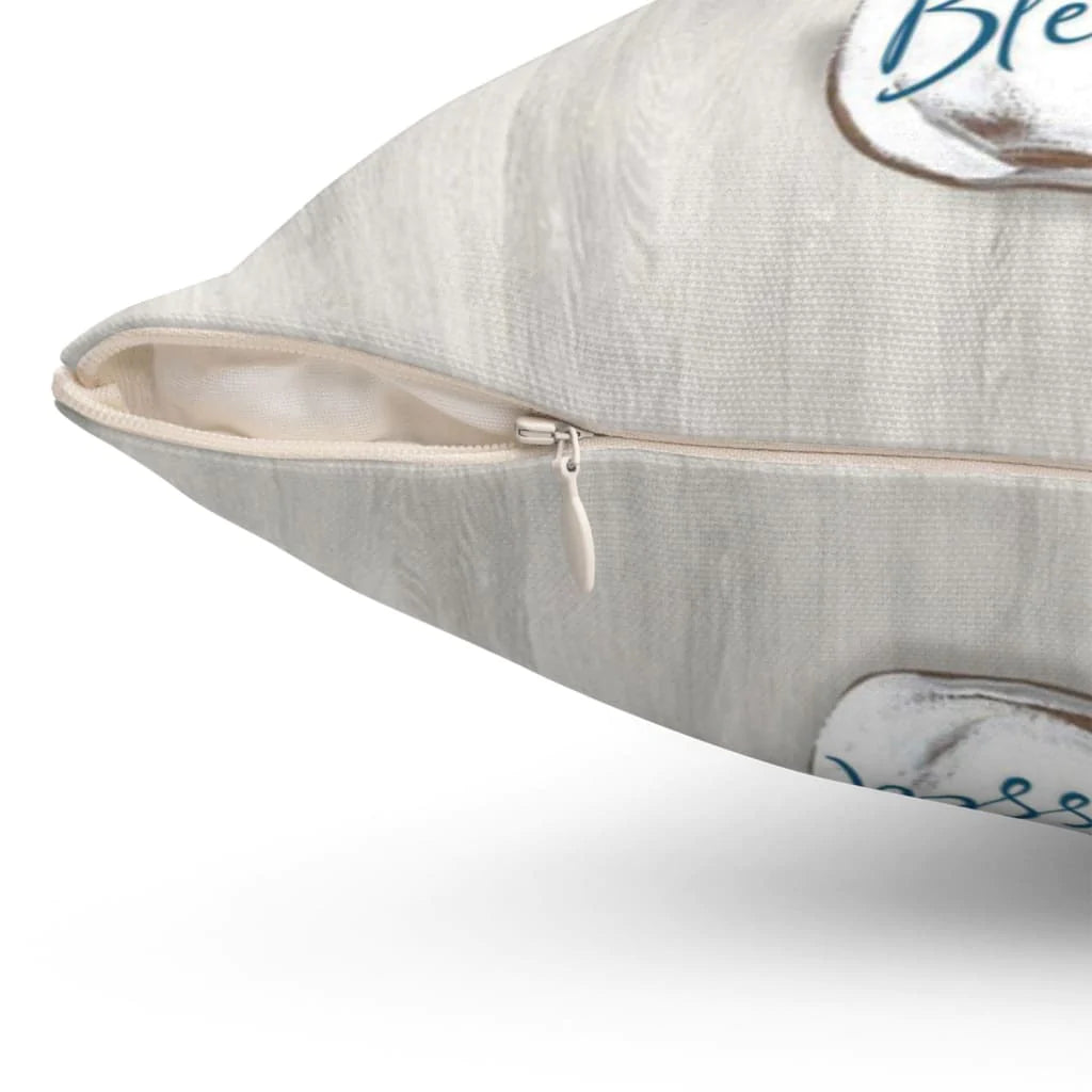 Jesus Pillow - Floral, Flowers Vase Pillow - Gift For Christian - Simply blessed Throw Pillow