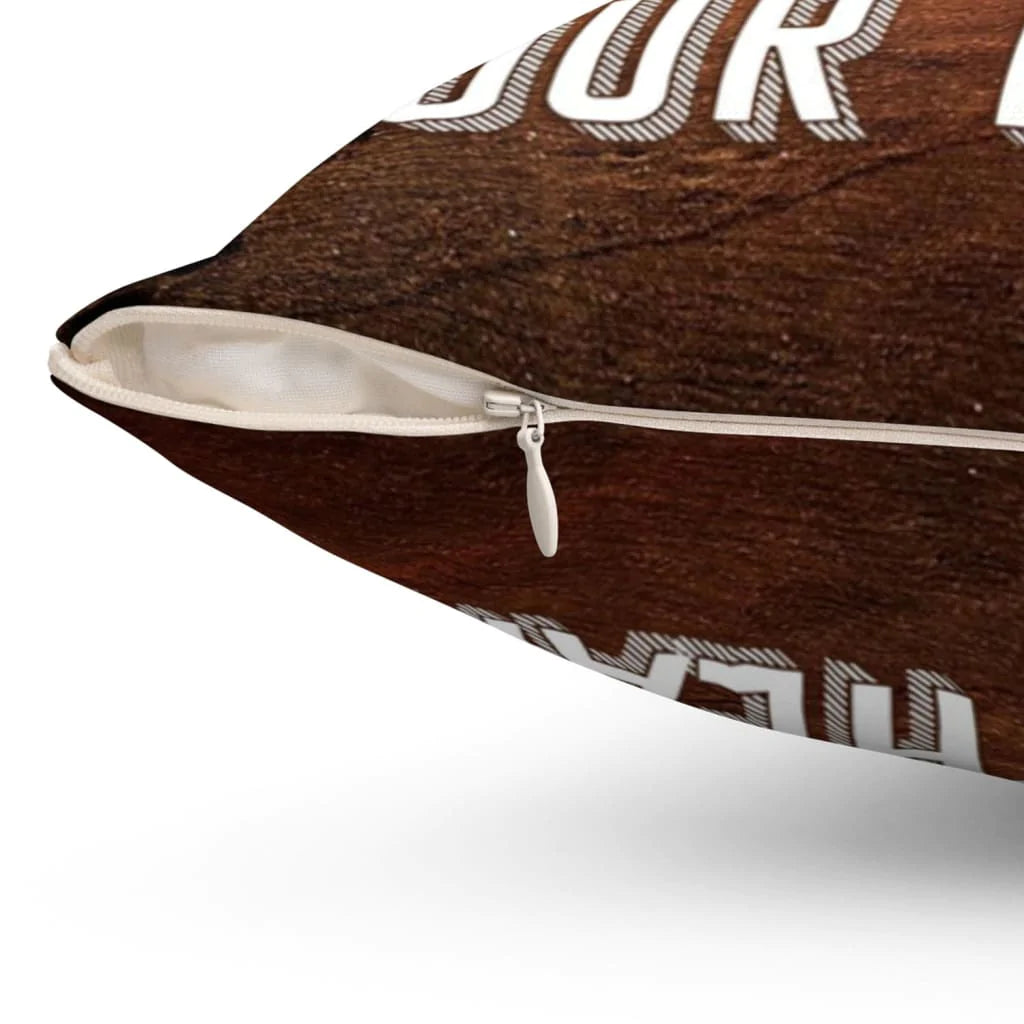 Bible Verse Pillow - Jesus Pillow - Gift For Christian- Sometimes God Doesn't Change Your Situation Christian Pillow