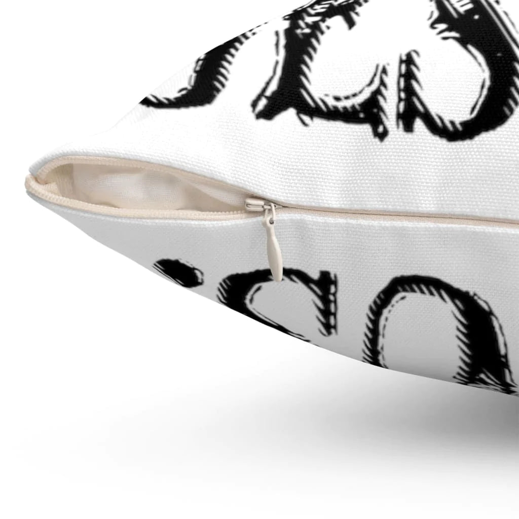 Jesus Pillow - Gift For Christian - Take this world but give me Jesus Throw Pillow