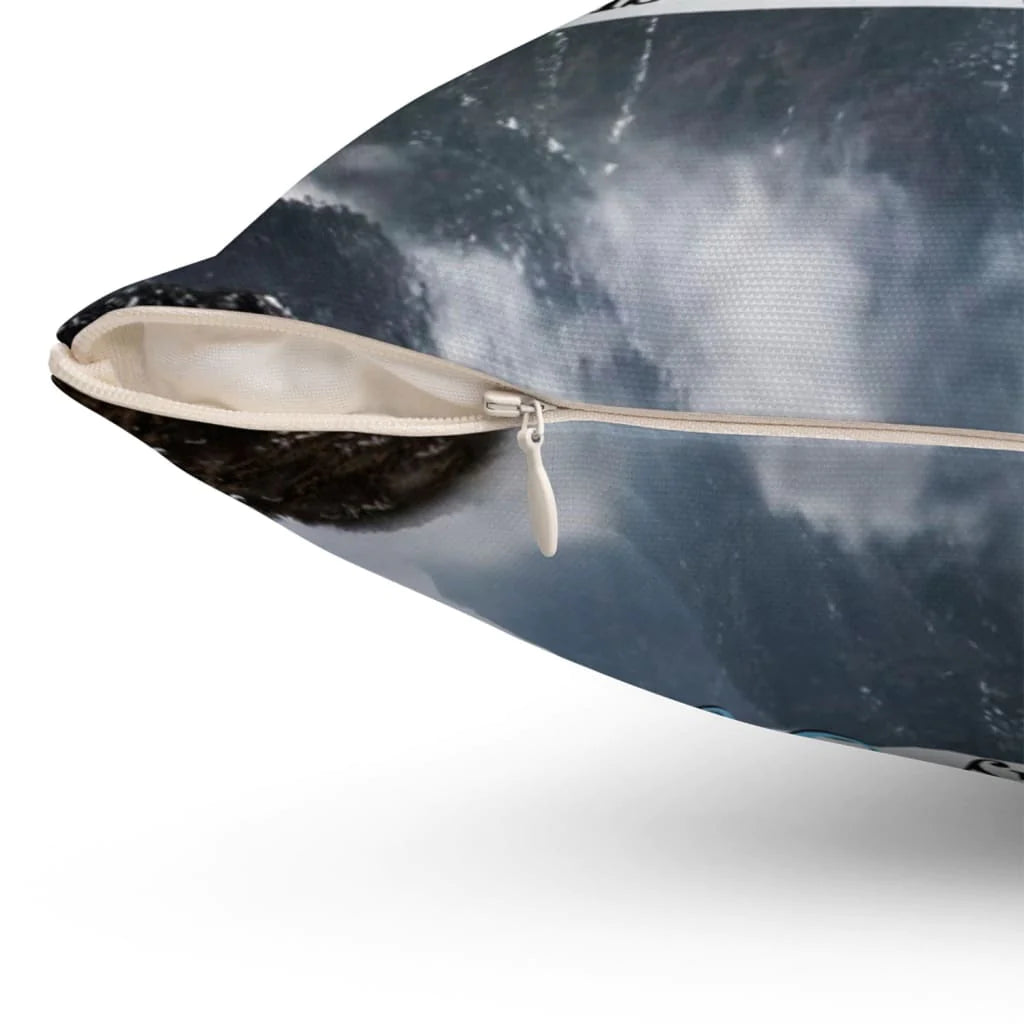 Jesus Pillow - Mountain Pillow - Gift For Christian - Thankful Grateful Blessed pillow