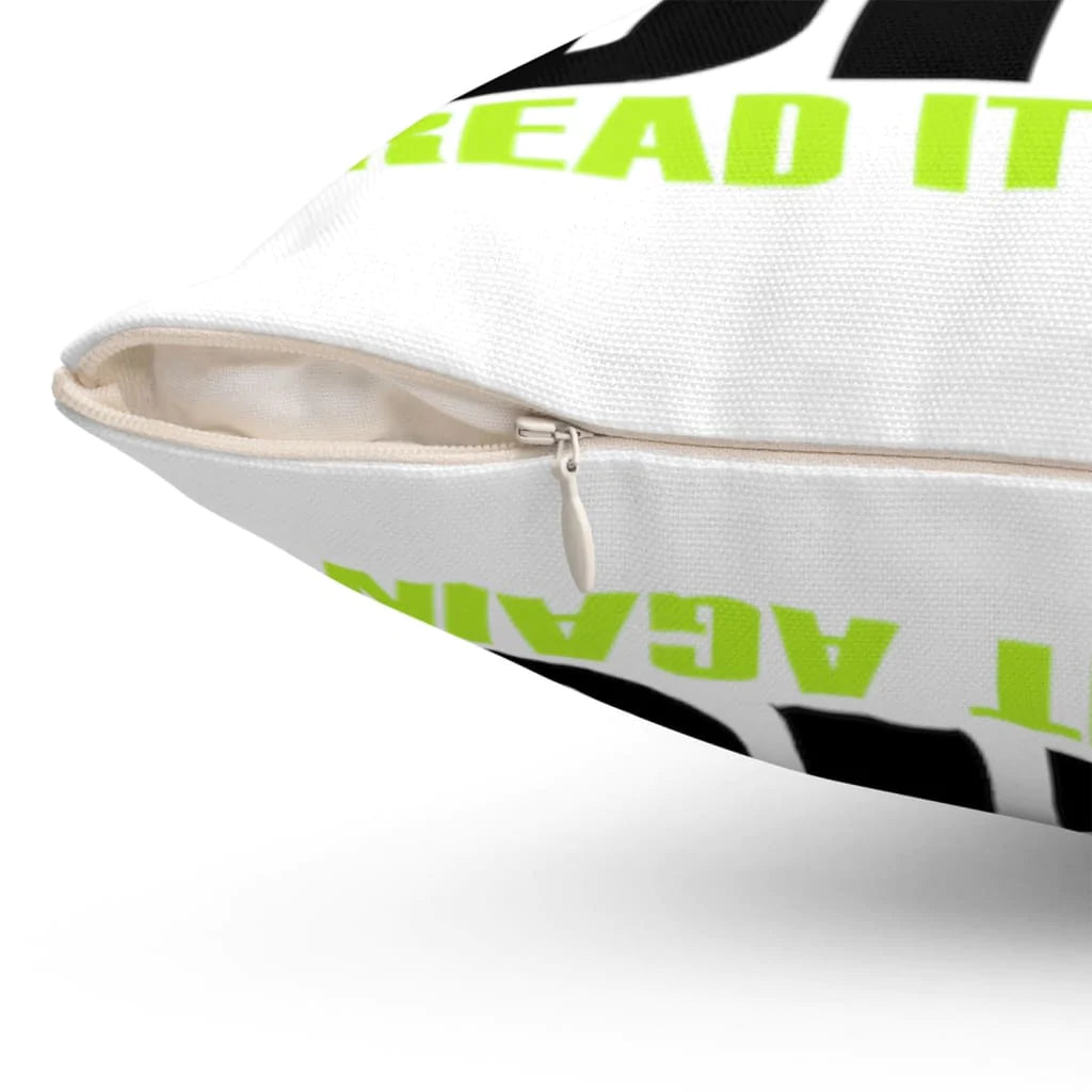 Jesus Pillow - Gift For Christian - The Bible is a cool story bro read it again pillow