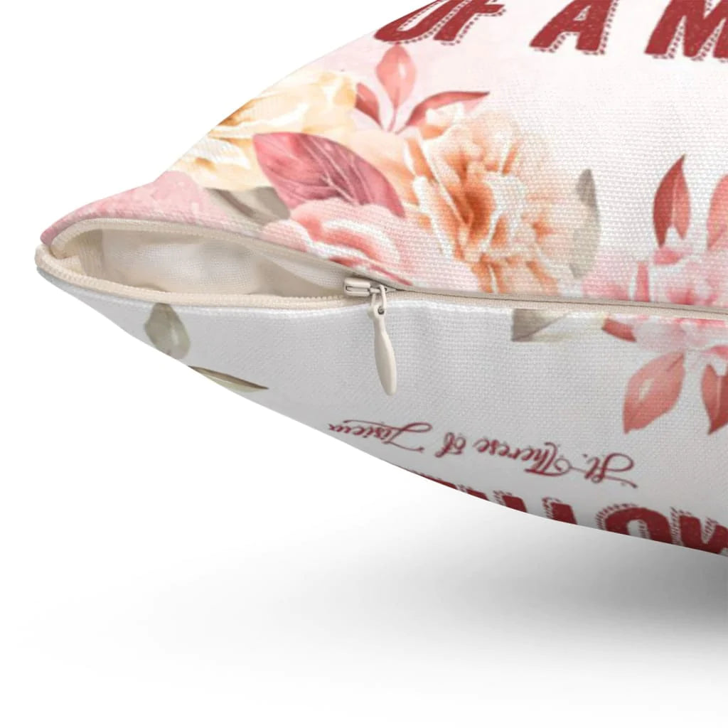 Jesus Pillow - Flower Pillow - Gift For Christian - The loveliest masterpiece of the heart of God Throw Pillow