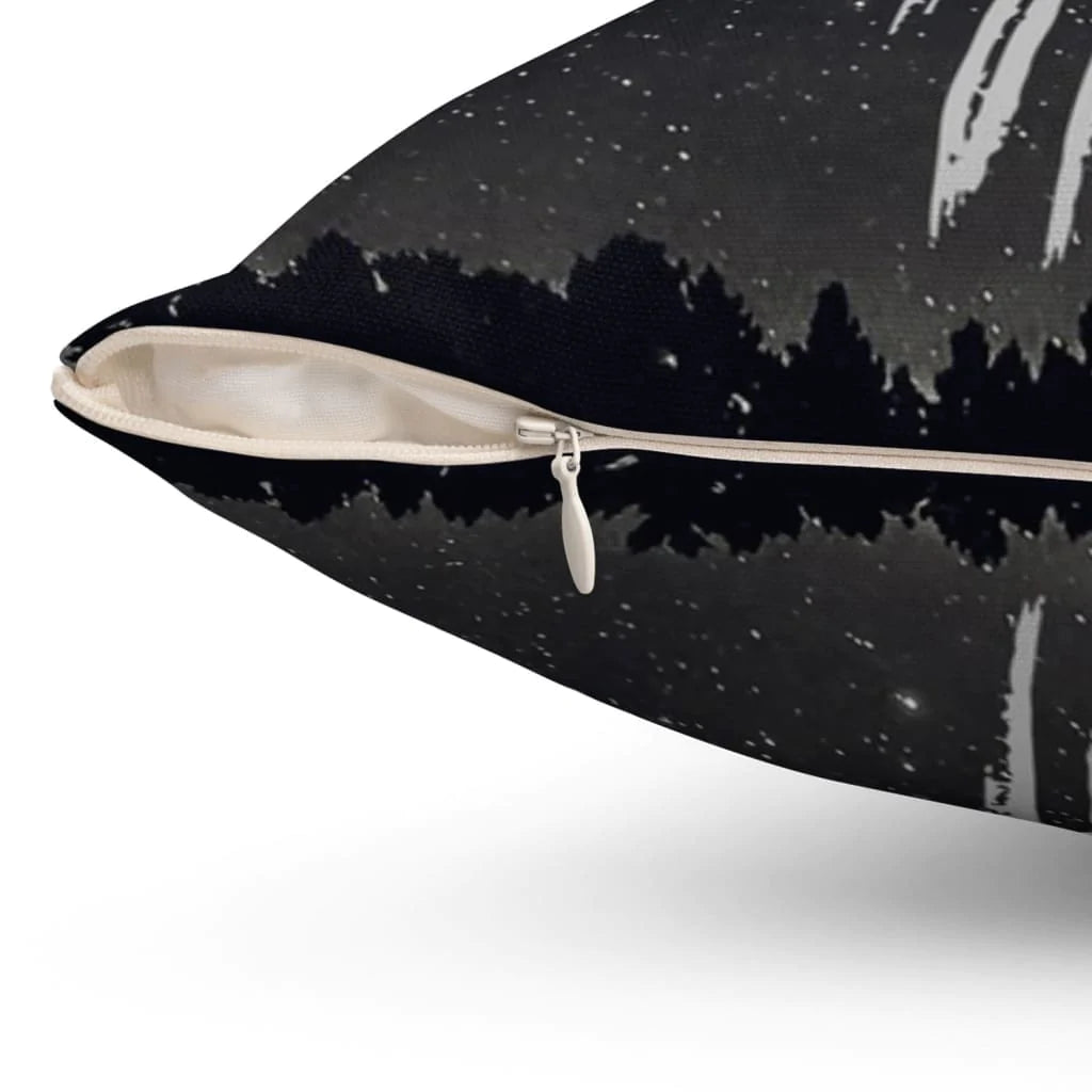 Jesus Pillow - Cross Art Pillow - Gift For Christian - The word Jesus in cross Throw Pillow