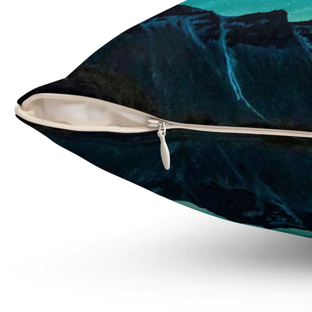 Jesus Pillow - Night Mountain Pillow - Gift For Christian - There is power in the name of Jesus Throw Pillow