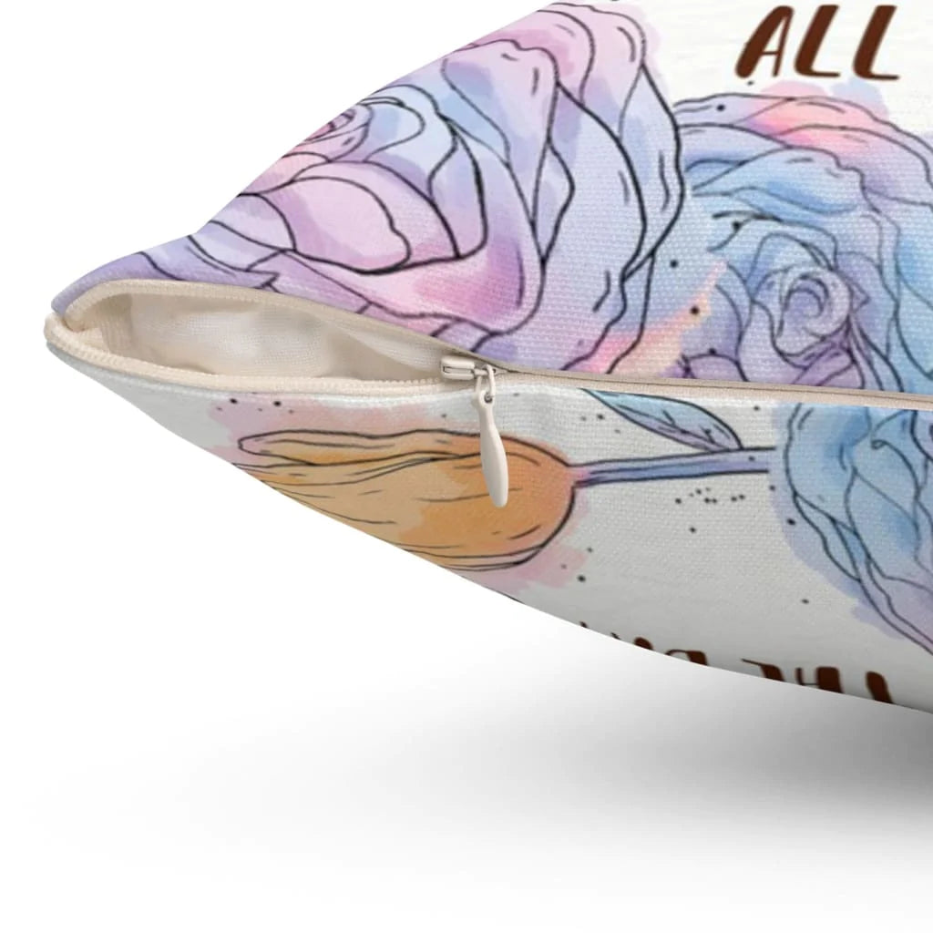 Jesus Pillow - Flowers Pillow - Gift For Christian - This is my story this is my song pillow