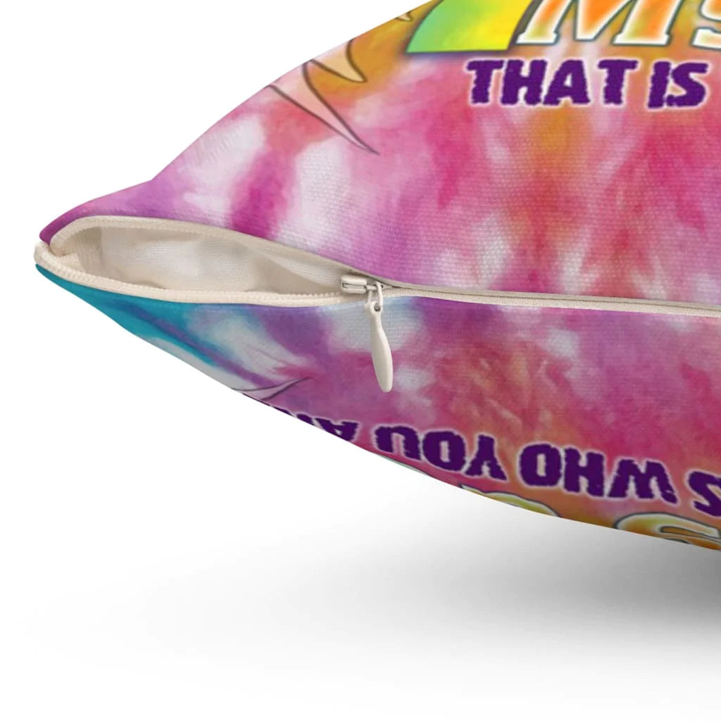 Jesus Pillow - Colorful Cross, Wings Angel Pillow - Gift For Christian - Lyrics Way maker miracle worker pillow