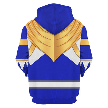 Blue Ranger Dragon Shield  Mighty Morphin Power Ranger - Hoodie Set, Sweatshirt, Sweatpants