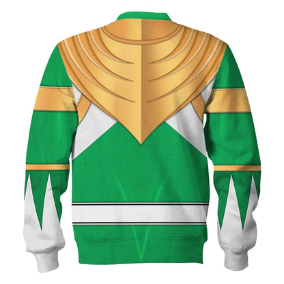 Green Ranger Dragon Shield  Mighty Morphin Power Ranger - Hoodie Set, Sweatshirt, Sweatpants