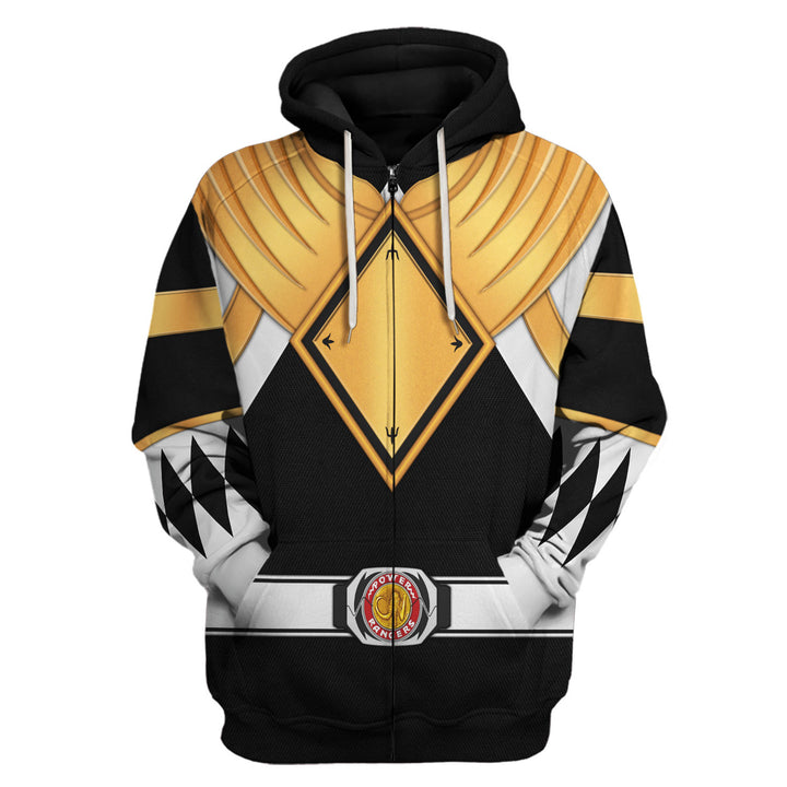 Black Ranger Dragon Shield  Mighty Morphin Power Ranger - Hoodie Set, Sweatshirt, Sweatpants PRHS24