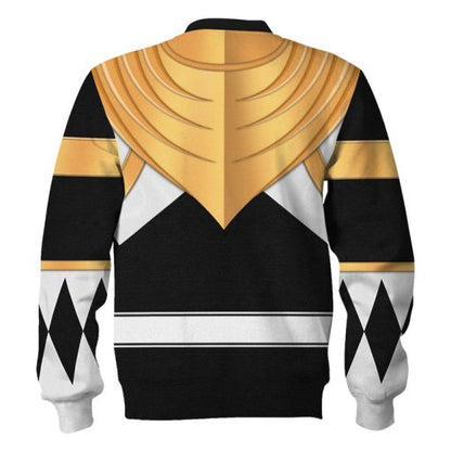 Black Ranger Dragon Shield  Mighty Morphin Power Ranger - Hoodie Set, Sweatshirt, Sweatpants PRHS24