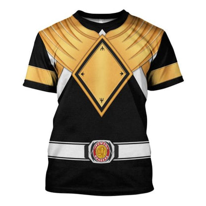 Black Ranger Dragon Shield  Mighty Morphin Power Ranger - Hoodie Set, Sweatshirt, Sweatpants PRHS24