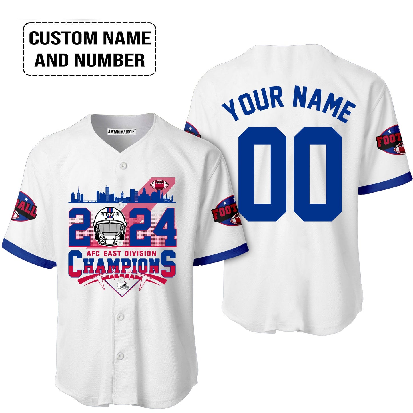 2024 Buffalo American Football AFC East Champions Custom T Shirts, Conquered The 2024 East Champs Custom Shirts
