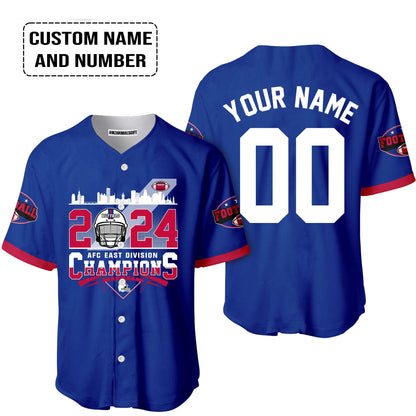 2024 Buffalo American Football AFC East Champions Custom T Shirts, Conquered The 2024 East Champs Custom Shirts