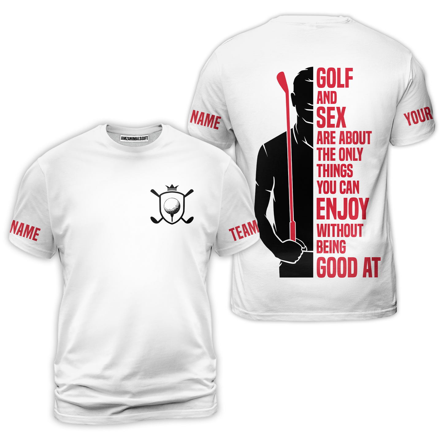 Golf And Sex Are About The Only Things You Can Enjoy Without Being Good At Polo Shirt,True Golf Polo Shirt - Perfect Gift For Men